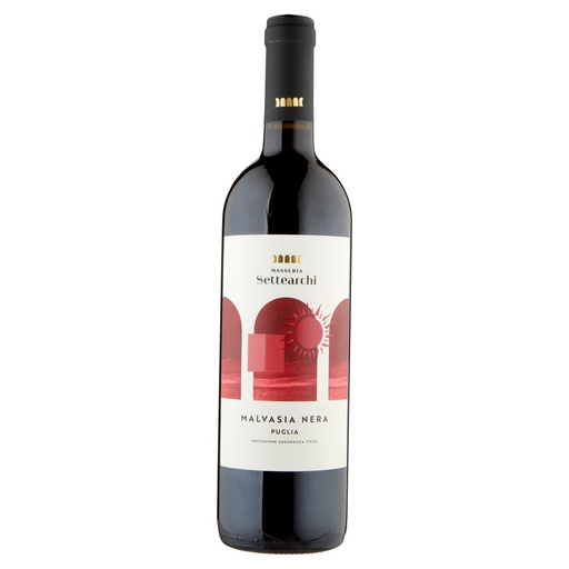 [000004626] Masseria Settearchi Malvasia Nera Salento Rosso Igt Cl.75 Vol.13,5°