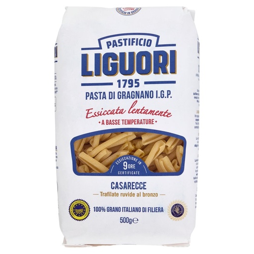 [000004691] Pastificio Liguori Pasta di Gragnano I.G.P. Casarecce Gr.500