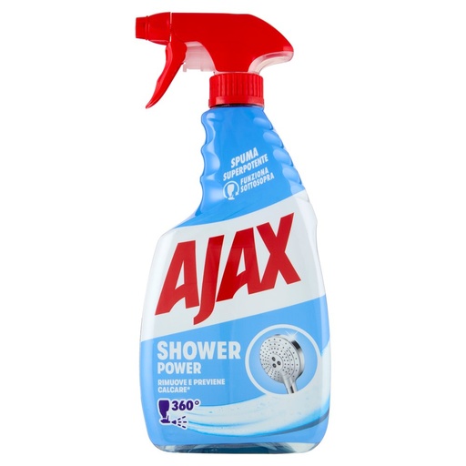 [000004712] Ajax Detersivo Spray Shower Power Anticalcare per Doccia Ml.600