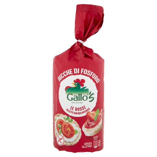[000004728] Riso Gallo Le Gallotte Rosso con Riso Integrale Gr.100