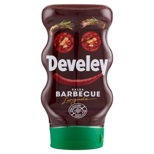 [000004788] Develey Salsa Barbecue Minions Squeeze Ml.250