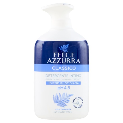 [000004815] Felce Azzurra Detergente Intimo Classico Igiene Quotidiana pH 4.5 Ml.250