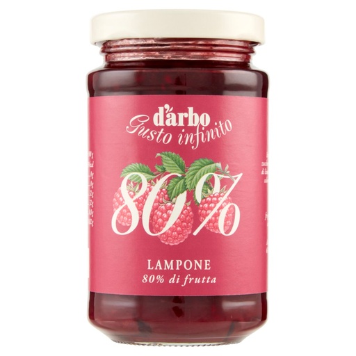 [000005052] Darbo Confettura 80% Lamponi Gr.250