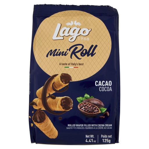 [000005179] Gastone Lago Mini Roll Cacao Gr.125