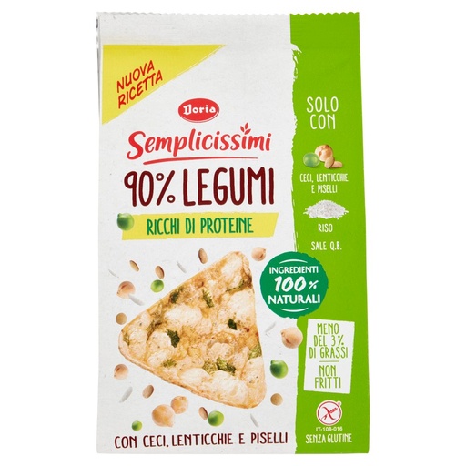 [000005201] Doria Galletta Semplicissimi Legumi e Riso con Ceci Lenticchie e Piselli Gr.60