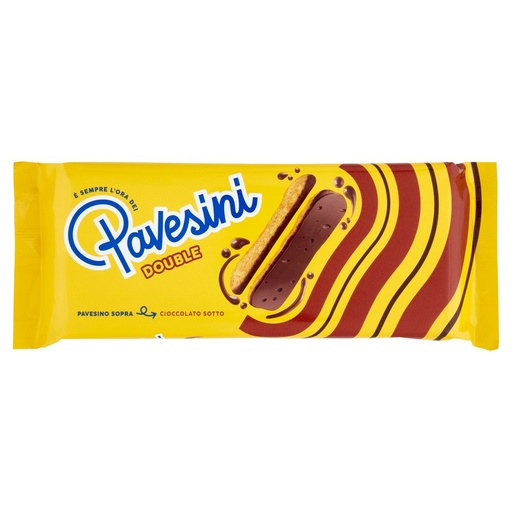 [000005266] Pavesi Pavesini Double con Fondo di Cioccolato Gr.60