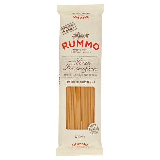 [000005277] Rummo Spaghetti Grossi N°5 Gr.500