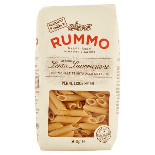 [000005285] Rummo Penne Lisce N°59 Gr.500