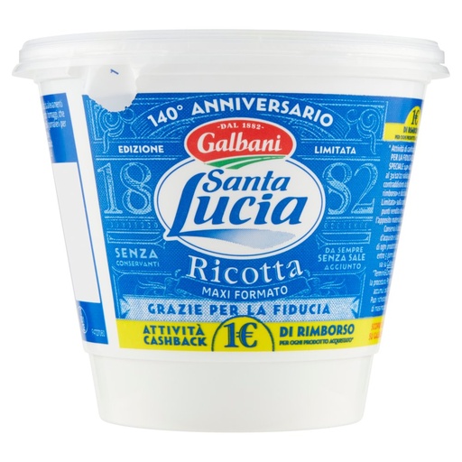 [000005484] Santa Lucia Ricotta Gr.450