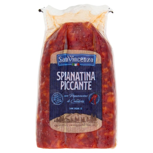 [000005565] San Vincenzo Spianatina Piccante Gr.300