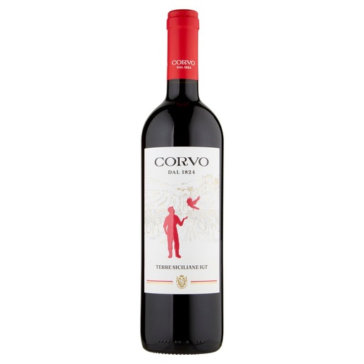[000005616] Duca di Salaparuta Corvo Rosso Terre Siciliane Igt Cl.75 Vol.12°