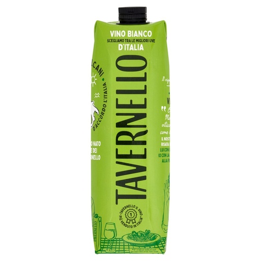 [000005657] Tavernello Bianco D'Italia Brick Lt.1 Vol.10,5°