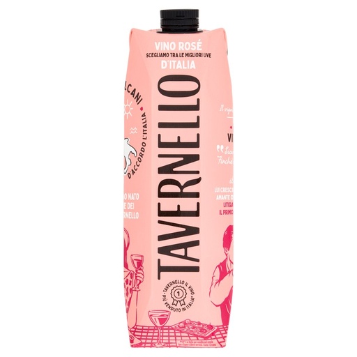 [000005658] Tavernello Rosato D'Italia Brick Lt.1 Vol.11°