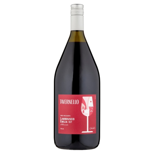 [000005659] Tavernello Lambrusco Frizzante Abboccato Emilia Igt Lt.1,5 Vol.9°