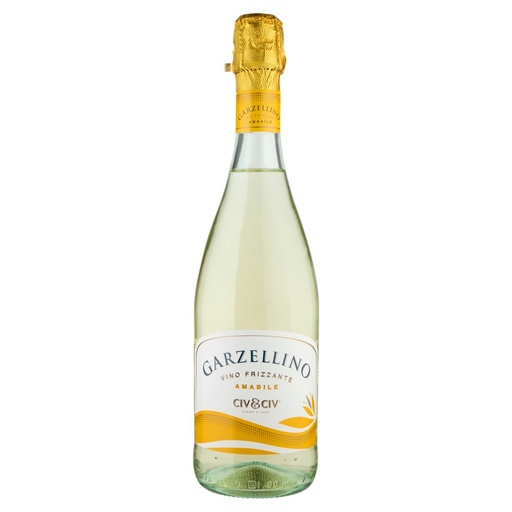 [000005685] Garzellino Bianco Frizzante Amabile Emilia Igt Cl.75 Vol.7,5°