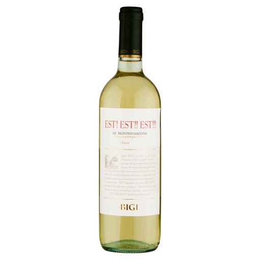 [000005695] Bigi Est! Est!! Est!!! Montefiascone Secco Doc Cl.75 Vol.12,5°
