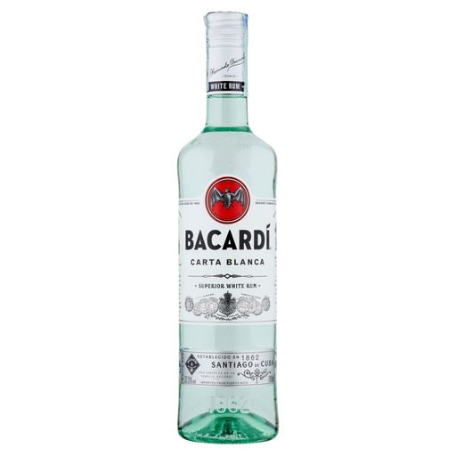 [000006711] Bacardi Rum Carta Blanca Cl.70 Vol.37.5°