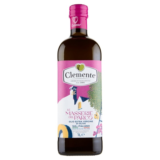 [000006751] Clemente Olio Extra Vergine D'Oliva 100% Italiano Lt.1