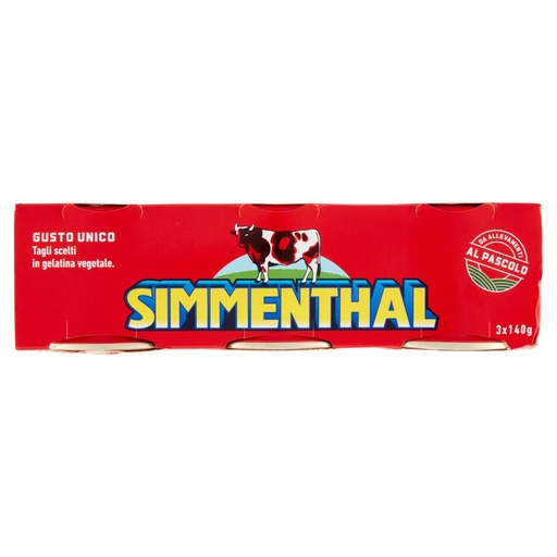 [000006766] Simmenthal Carne Gr.140 X Pz.3