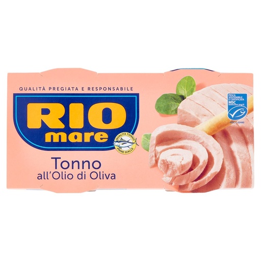 [000006806] Rio Mare Tonno all'Olio di Oliva Gr.160 X Pz.2