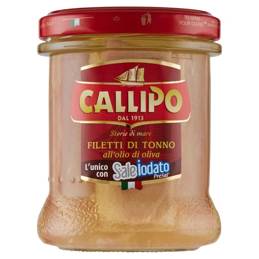 [000006807] Callipo Filetti di Tonno all’Olio di Oliva Gr.170