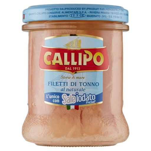 [000006808] Callipo Filetti di Tonno al Naturale Gr.170