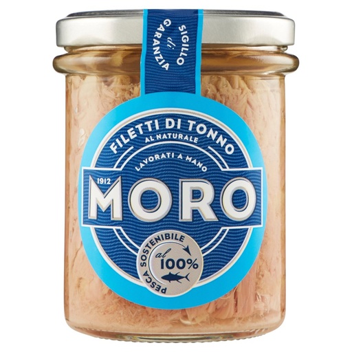 [000006814] Moro Tonno Naturale Vaso Vetro Gr.190