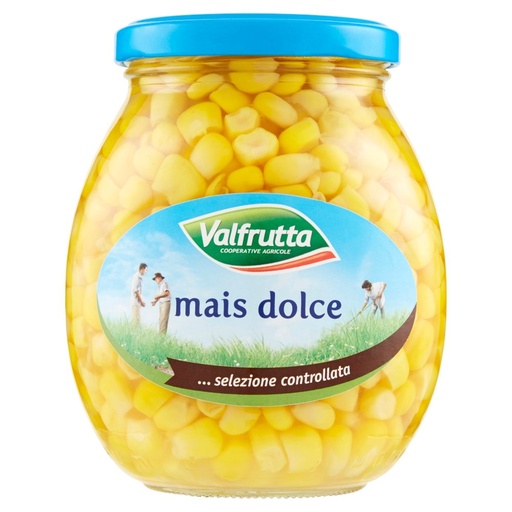 [000006867] Valfrutta Mais Doce in Vetro Gr.360