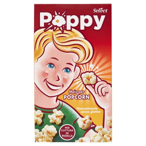 [000006875] Poppy Mais per Pop Corn Astuccio Gr.250