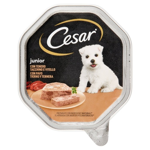 [000006904] Cesar Junio Cuccioli Vitello e Tacchino Gr.150