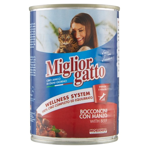 [000006908] Miglior Gatto Bocconcini al Manzo Gr.405