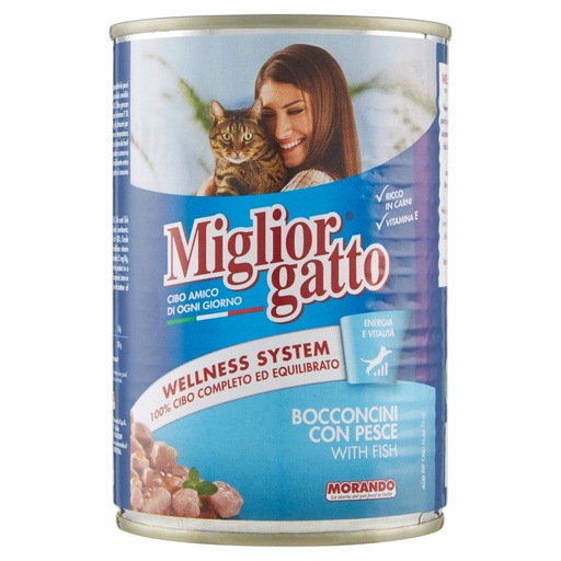 [000006909] Miglior Gatto Bocconcini al Pesce Gr.405