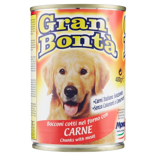 [000006942] Gran Bonta' Bocconi di Carne per Cani Gr.400