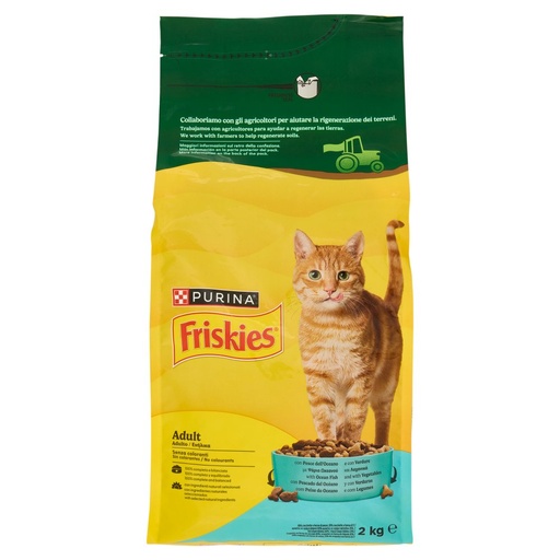 [000006945] Purina Friskies Crocchette per Gatto con Tonno e Verdure Gr.2