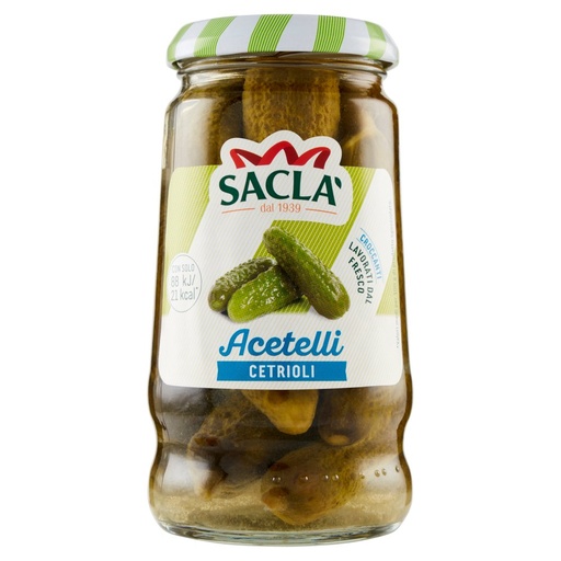 [000006993] Sacla' Acetelli Cetrioli Gr.290