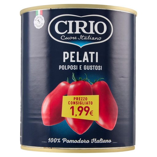 [000007019] Cirio Pomodori Pelati Gr.800