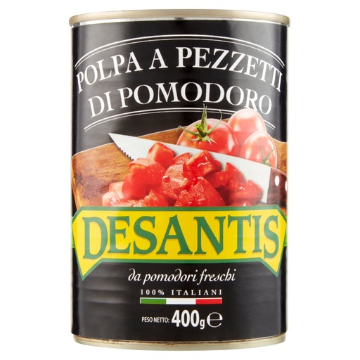 [000007028] Desantis Polpa di Pomodoro A Pezzi Gr.40 0