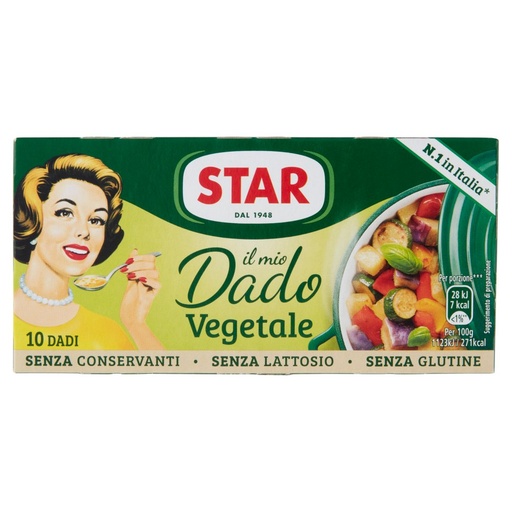 [000007057] Star Dado Vegetale X10