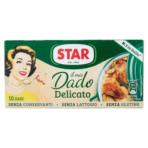 [000007058] Star Dado Delicato X10