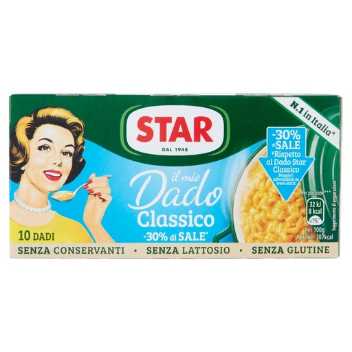 [000007059] Star Dado Classico Basso Sale X10