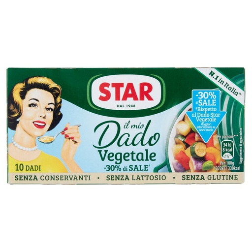 [000007060] Star Dado Vegetale Basso Sale X10
