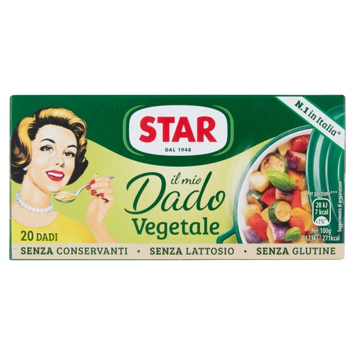[000007071] Star Dado Vegetale X20