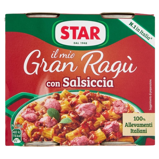 [000007073] Star Granragu' Salsiccia Gr.180 X Pz.2
