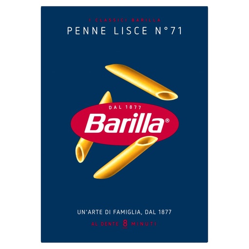 [000007084] Barilla Penne Lisce N°71 Gr.500