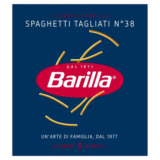 [000007087] Barilla Spaghetti Tagliati N°38 Gr.500