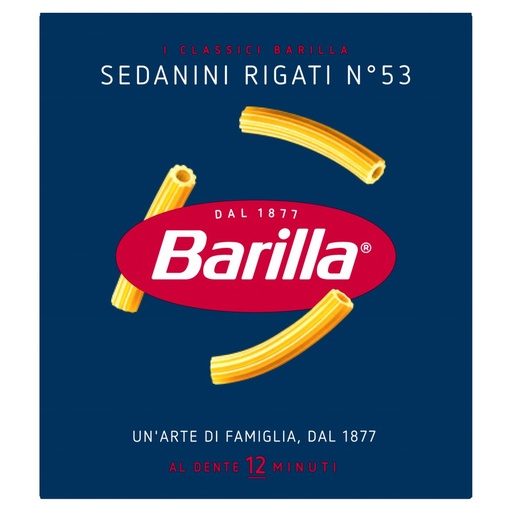 [000007105] Barilla Sedanini Rigati N°53 Gr.500