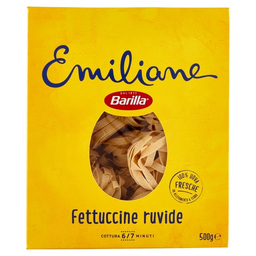 [000007118] Barilla Emiliane Fettuccine Ruvide all'Uovo N°430 Gr.500