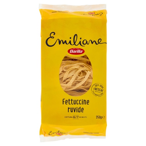 [000007124] Barilla Emiliane Fettuccine all'Uovo Trafilata al Bronzo N°175 Gr.250