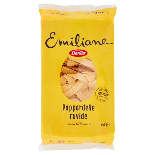 [000007125] Barilla Emiliane Pappardelle Ruvide all'Uovo N°176 Gr.250