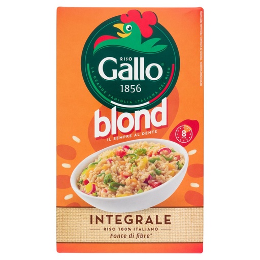 [000007147] Riso Gallo Blond Integrale Kg.1